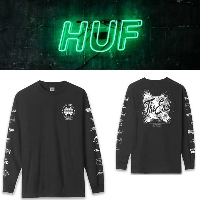 HUF THE END L/S TEE  18260
