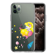 iPhone11pro  側面ソフト 背面ハード ハイブリッド クリア ケース カバー Young mermaid 人魚 1