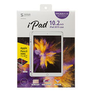 サンワサプライ iPad 10.2インチ　Apple Pencil収納ポケット付きクリアカ