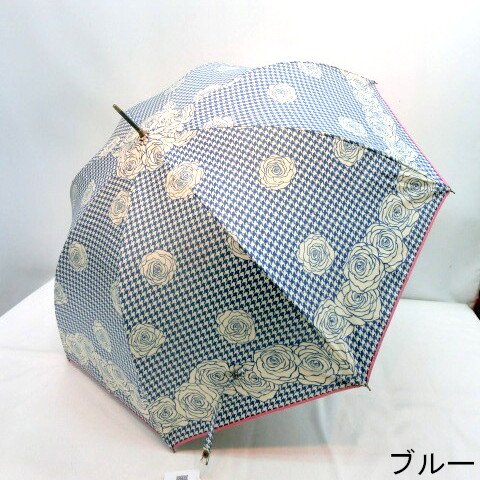 【晴雨兼用】【長傘】UVカット率99％！スタッカーズローズ柄大寸晴雨兼用ジャンプ傘