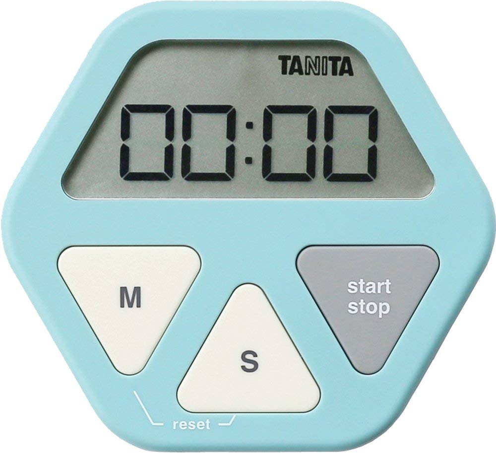 タニタ(TANITA) 〈タイマー〉ガラスにつくタイマー TD-410-BL(ブルー)