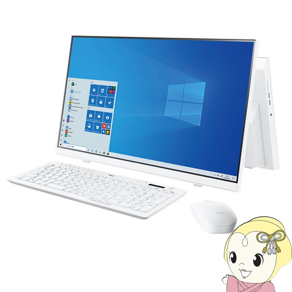 NEC 23.8インチ デスクトップパソコン LAVIE Home All-in-one HA770/RAW PC-HA770RAW [ファインホワイ・