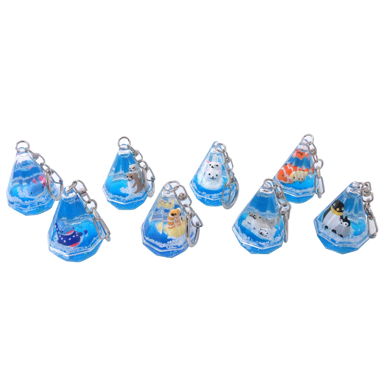 雑貨・キーホルダー＞アクアリキッドキーホルダー アクアブルー チンアナゴ＆ニシキアナゴ No.603-717 | 卸売・  問屋・仕入れの専門サイト【NETSEA】