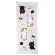 【ご紹介します！信頼の日本製！ほっこりかわいい！いろは　てぬぐいタオル】ねこ