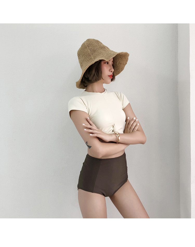 限定数量セール 韓国ファッション 新作 怠惰な風 長袖 オシャレ ビキニ 大人気 ハイウエスト水着 アパレル オープンブリッジ 合同会社 問屋 仕入れ 卸 卸売の専門 仕入れならnetsea