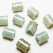 路路通　ルールートン　翡翠　ひすい　ビーズ　バラ石　1粒売り　筒型　ジェイド　5月誕生石