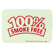 GLOW SIGN/100% SMOKE FREE　看板