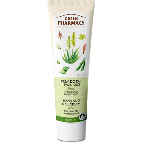 Elfa Pharm Green Pharmacy グリーンファーマシー Hand&Nail Cream ハンド＆ネイルクリーム Aloe アロエ