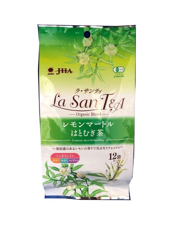 La SanTEA有機レモンマートルはとむぎ茶12P