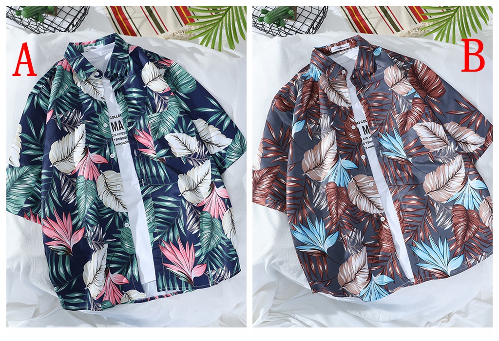 アロハシャツ メンズ 半袖 開襟 花柄 春 夏 カジュアル 上着 大きいサイズ アパレル 香山 株式会社 問屋 仕入れ 卸 卸売の専門 仕入れならnetsea
