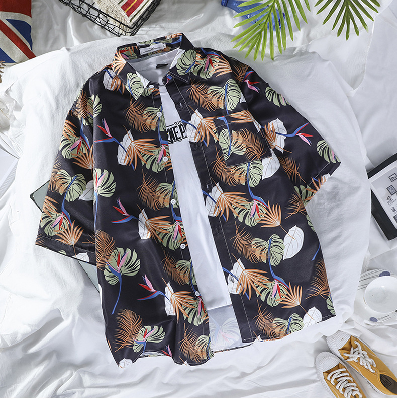 アロハシャツ メンズ 半袖 開襟 花柄 春 夏 カジュアル 上着 大きいサイズ アパレル 香山 株式会社 問屋 仕入れ 卸 卸売の専門 仕入れならnetsea