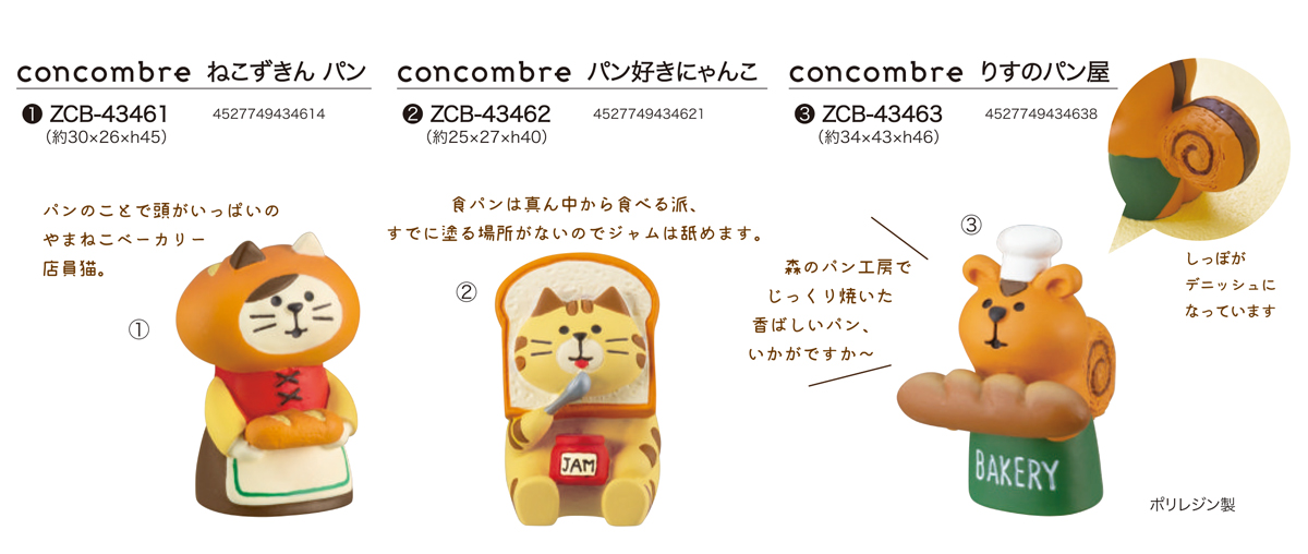 Concombre ねこずきん パン パン好きにゃんこ りすのパン屋 雑貨 株式会社 トコトコ 問屋 仕入れ 卸 卸売の専門 仕入れならnetsea