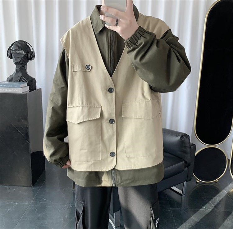 メンズ タイドブランド ツーリング ジャケット 韓国版 トレンド ゆったりする コート カジュアル Www Watsons Biz Id