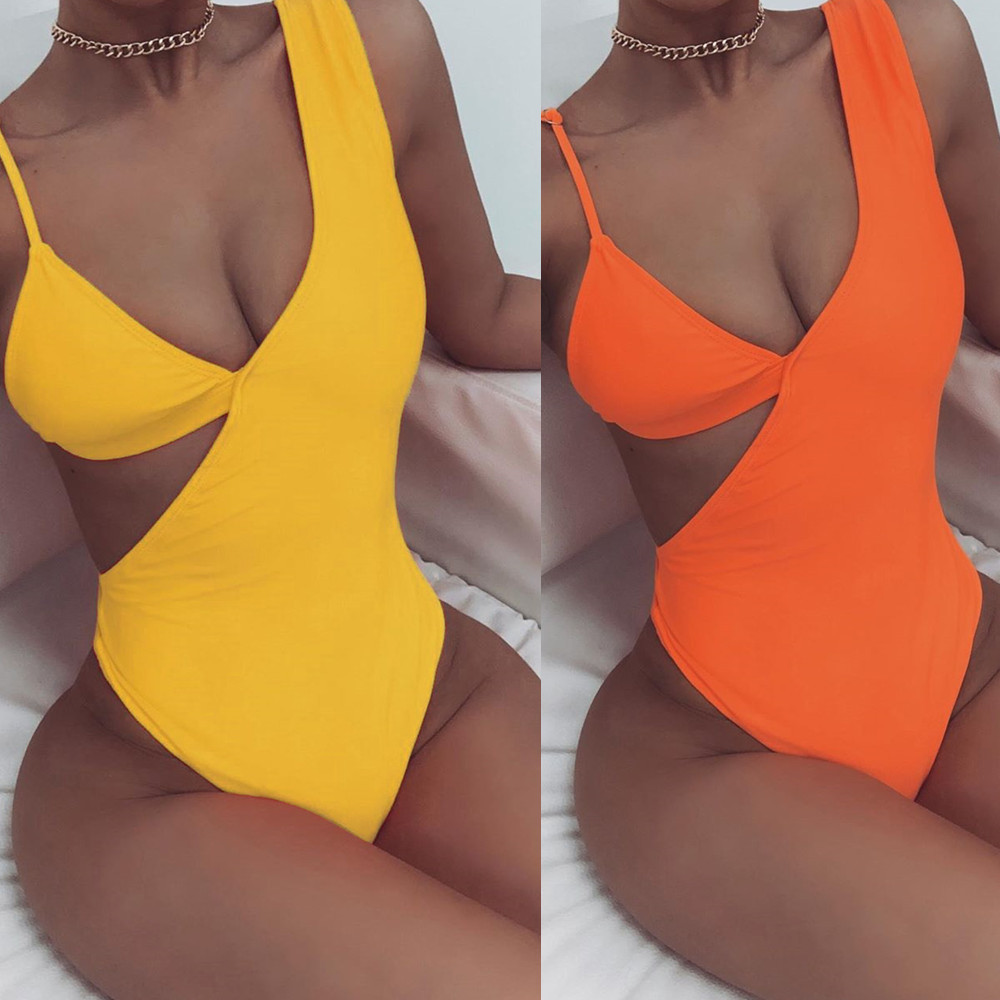 水着 ins大人気 ビキニ ワンピース型水着 Bikini レディース水着 人気水着 パッド付き