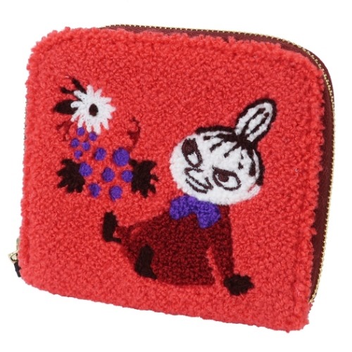 【コインパース】ムーミン サガラ刺繍カードケース レッド