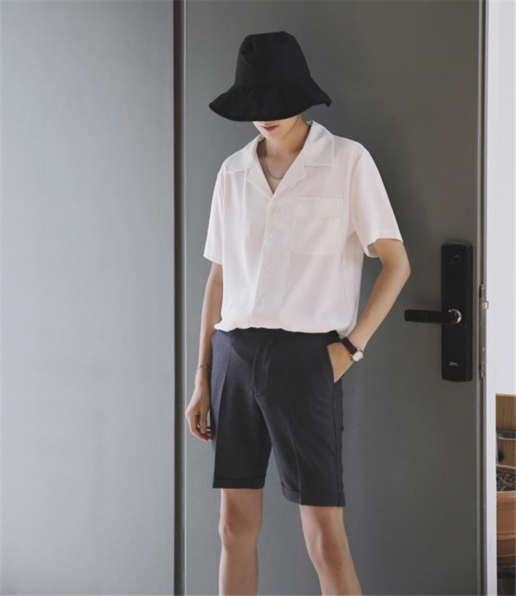 【お時間限定SALE】INSスタイル 半袖 シャツ 韓国版 ユニフォーム 大人気 ファッション 快適である