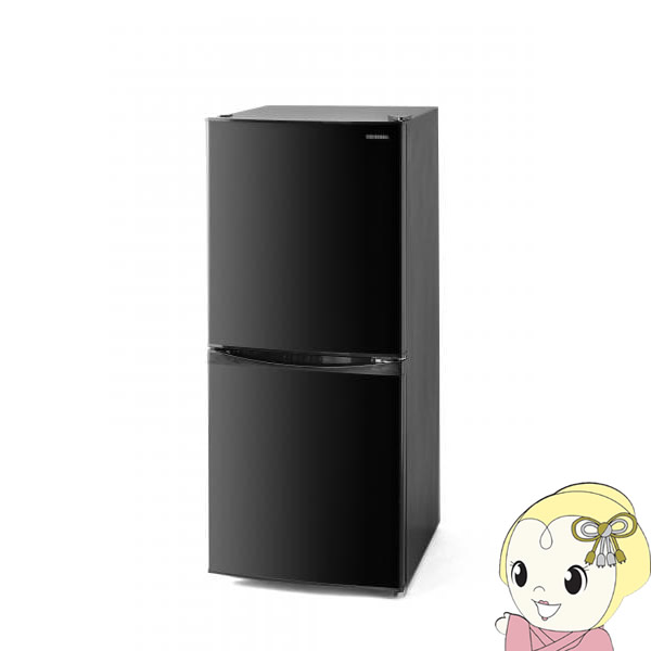 [予約]アイリスオーヤマ ノンフロン 2ドア 冷凍冷蔵庫 142L ブラック IRSD-14A-B