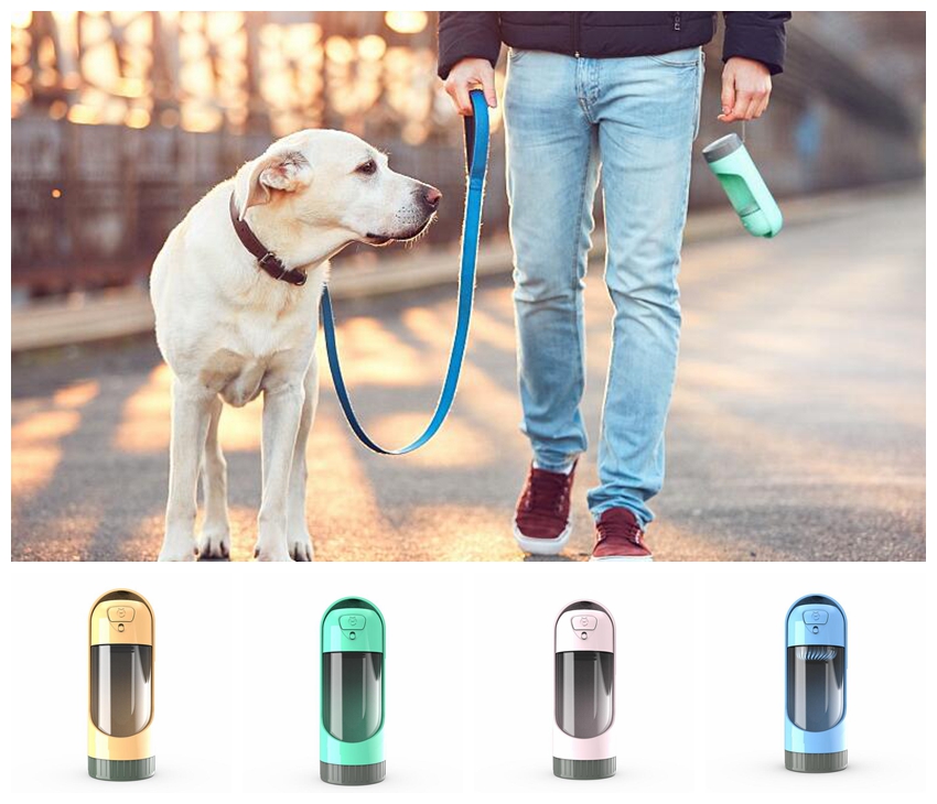 ペット 水飲み 犬 散歩 給水ボトル ペット給水器 携帯用 水筒 ワンタッチ ボトル お出かけ 犬猫用