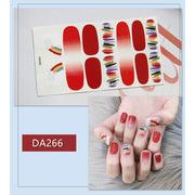 INS大人気 ネイルシール DIYネイル用品 美爪シール ネイルアート 爪やすり付き １４枚入り