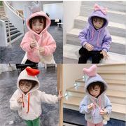 女の子 シャツ 上着 秋ファッション 新作 子供服 3-8歳 韓国子供服
