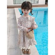 女の子 スカート ワンピース ドレス 秋ファッション 新作 子供服 3-8歳 韓国子供服