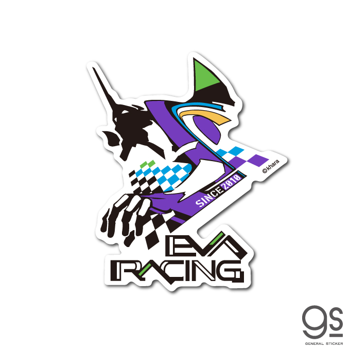 エヴァンゲリオンレーシング  EVA Racing EVARACING 初号機 キャラクターステッカー LCS1226