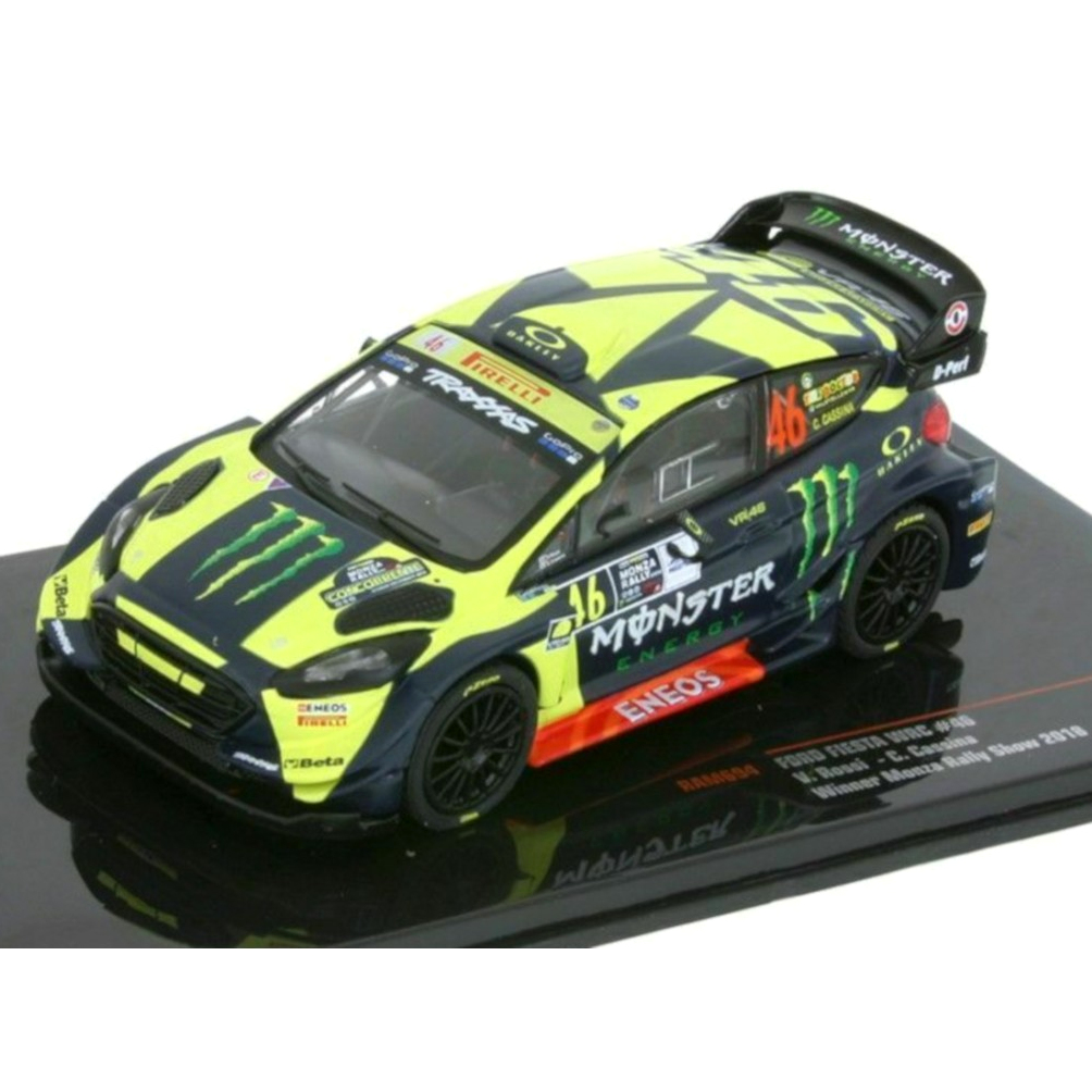 ixo/イクソ フォード フィエスタ WRC 2018 モンツァラリーショー 優勝 #46 V. Rossi?/ C. Cassina