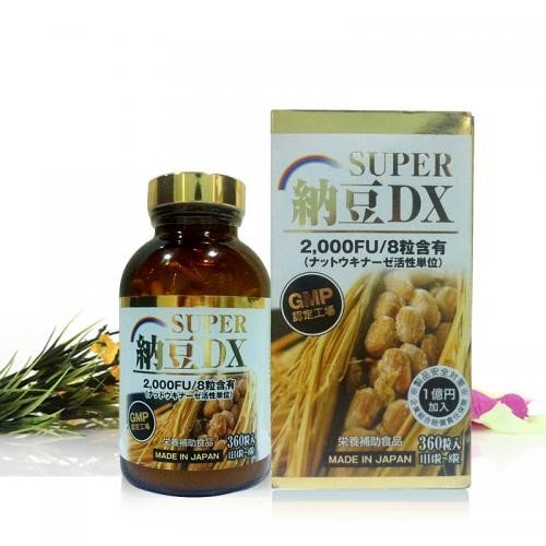 SUPER　納豆DX360粒　日本健康★栄養食品協会GMP認定工場