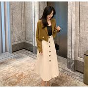 すっきり美人見え 韓国ファッション スーツ コート 短いスタイル 韓国版 百掛け レトロ トレンチコート