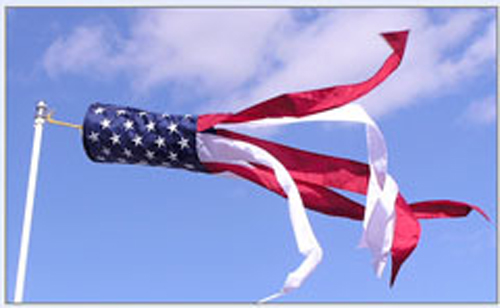 アメリカ 星条旗 吹き流しフラッグ USA Windsock Flag / アメリカン フラッグ