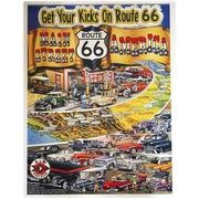 Route66 ポスター Get Your Kicks On ルート66 R66