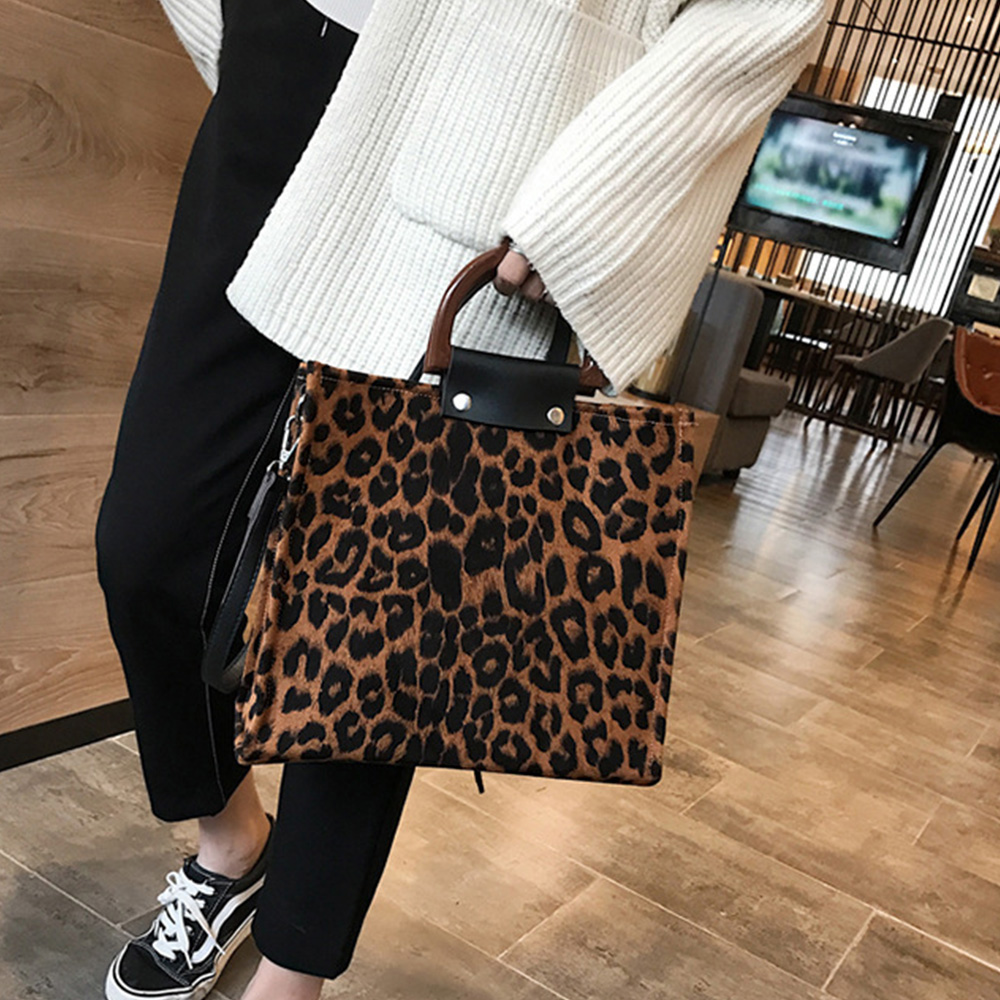 日本倉庫即納】 ヒョウ柄 ハンドバッグ レディース ショルダー