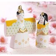 ★ひな祭りを飾る★ 縁起の良い雛人形【麻の葉文　雛】