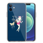 iPhone12mini 側面ソフト 背面ハード ハイブリッド クリア ケース ピーターパン 妖精 3