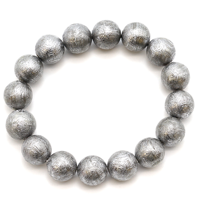 ギベオン隕石(SV) 12ミリ珠ビーズE(SA+)