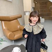 2020新作　女の子スカット　ワンピース　韓国風　花柄　ファッション
