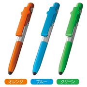 4in1多機能ボールペン/ボールペン/スマホスタンド/タッチペン/ミニ懐中電灯LEDライト/多機能ボールペンU