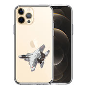 iPhone12 Pro 側面ソフト 背面ハード ハイブリッド クリア ケース 航空自衛隊 F-15J アグレッサー1