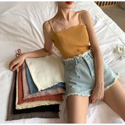 春ファッション　レディース　トップス　ベスト　インナー　キャミソール　ニット