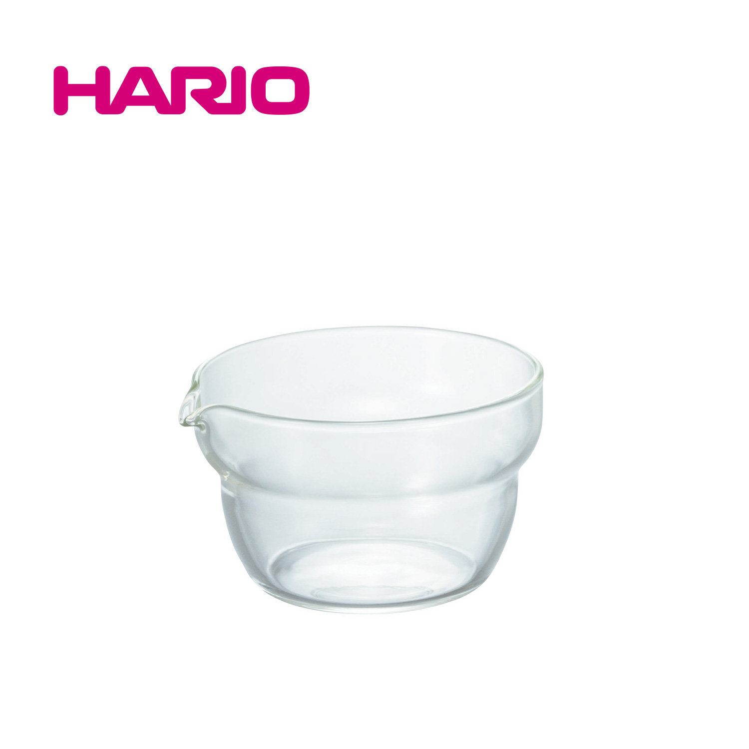 『HARIO』耐熱ガラス製片口ボウル100 KB-10-BK（ハリオ）