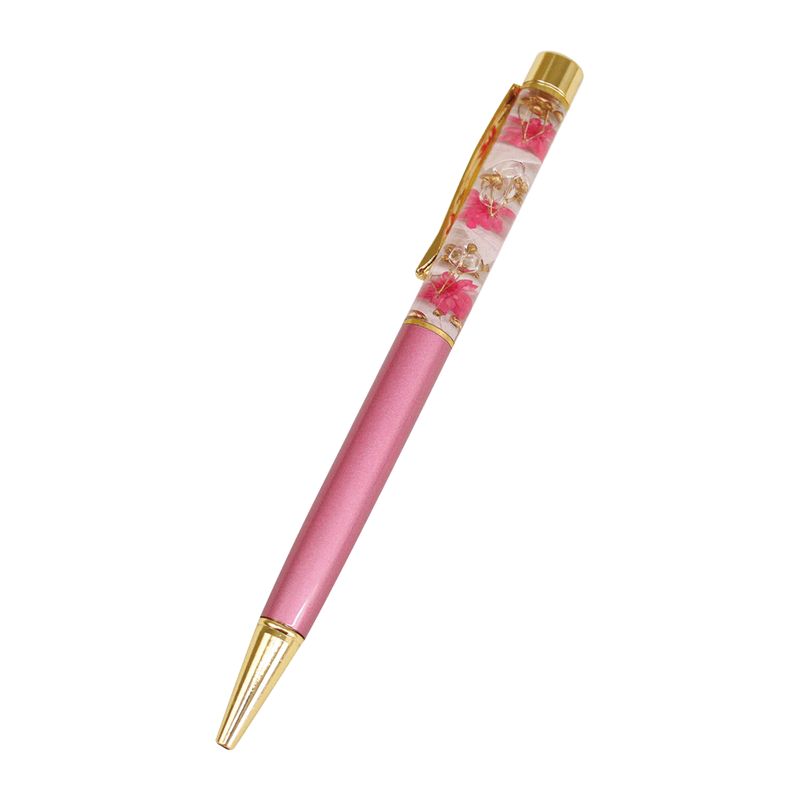 【取寄せ・急な廃番あり】ハーバリウムボールペン ZA-334 ピンク
