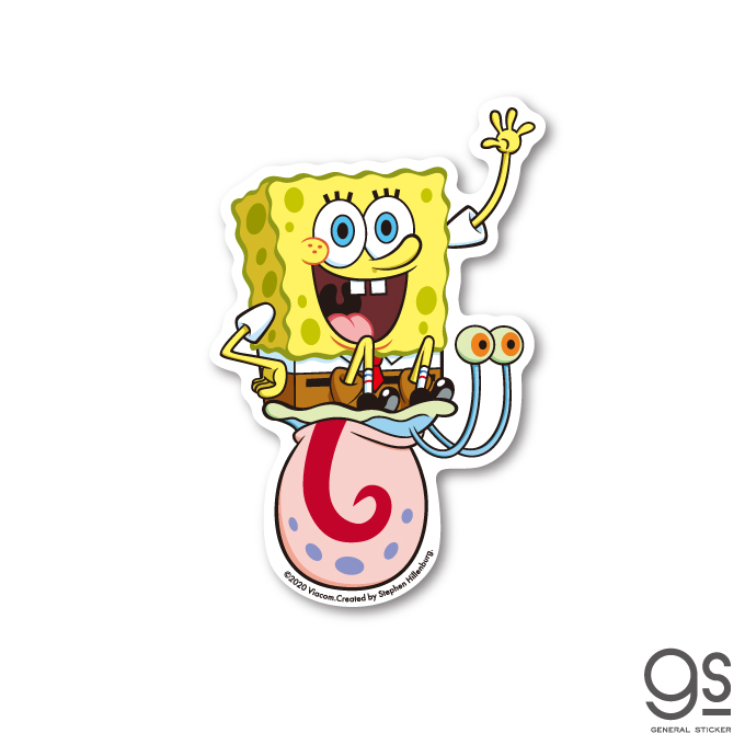 スポンジ・ボブ ボブ&ゲイリー キャラクターステッカー アメリカ アニメ SpongeBob SPO005 公式 2021新作