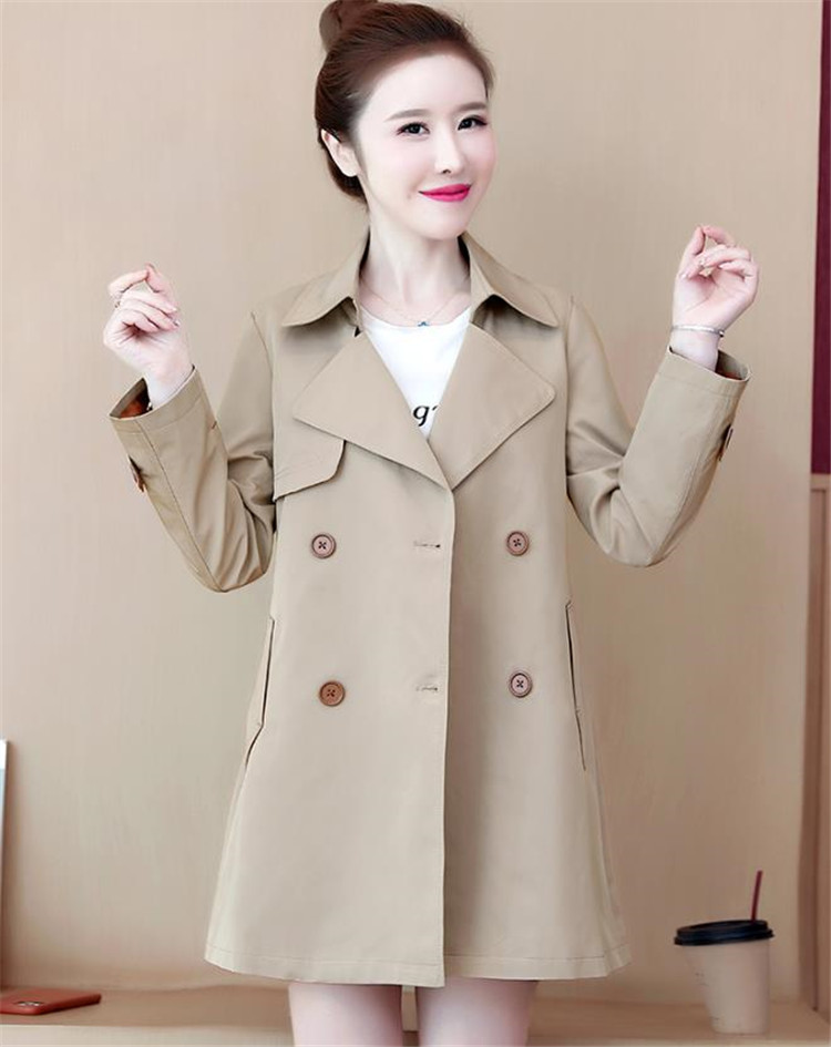 セクシーな女神はあなたです 韓国ファッショントップス コート トレンチコート ブリティッシュスタイル