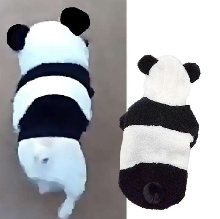 犬服 猫服 防寒 ファッション 小中型犬服 犬猫洋服 ペット用品 ドッグウェア 秋冬 パンダ コスプレ 雑貨 香山 株式会社 問屋 仕入れ 卸 卸売の専門 仕入れならnetsea