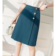 ナチュラルな風合い 韓国ファッション ハイウエスト スカート ピュアカラー 大人気 ミニスカート