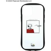 ピーナッツ iPhone12/12 Pro対応ハイブリッドガラスケース ドッグハウス SNG-551A