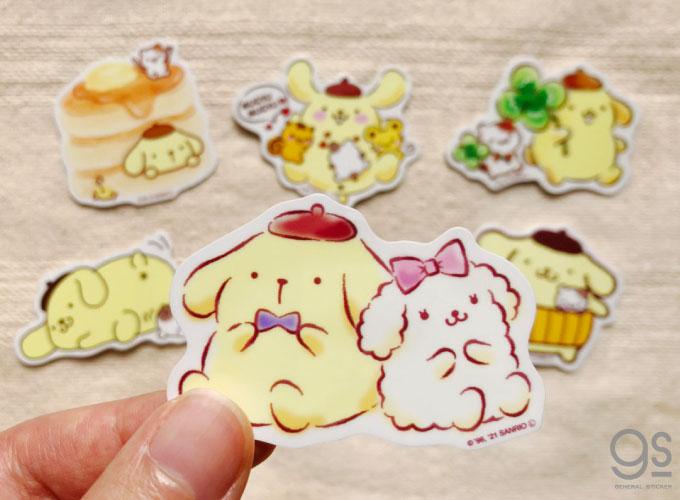 サンリオ　キャラクターミニシュレッダー　ポムポムプリン　未使用 ポムポムプリン ミニステッカー むぎゅむぎゅ キャラクター サンリオ