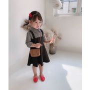 人気商品 女の子 スカート チェック柄 ワンピース 新作 子供服 3-8歳 韓国子供服 キッズ服