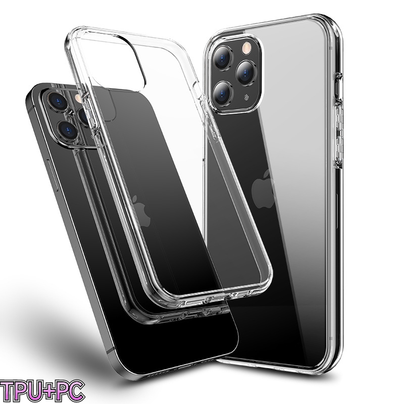 2021 iPhone 11/11pro/11pro Max  TPU PC ケース クリア 光沢 ソフト スリム キズ防止