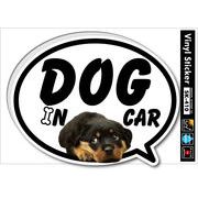 DOG IN CAR16 ミニチュア・ダックスフンド ドッグインカーステッカー ペット 愛犬 SK410